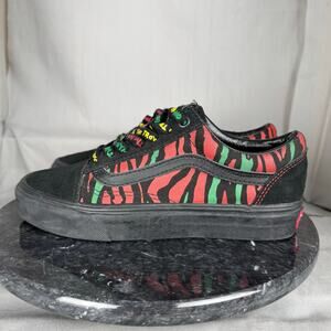 Vans A Tribe Called Quest Skate Shoes Black Sony Music Women’s Size 7 Men’s 5.5